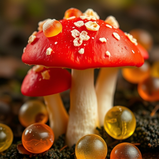 Amanita Magic Mushroom Gummies Close-Up