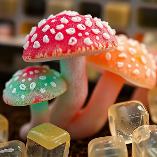 Amanita Magic Mushroom Gummies Close-Up