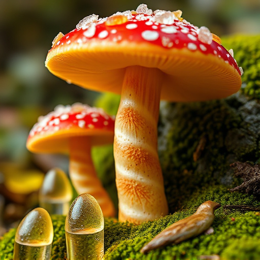 Amanita Magic Mushroom Gummies Close-Up