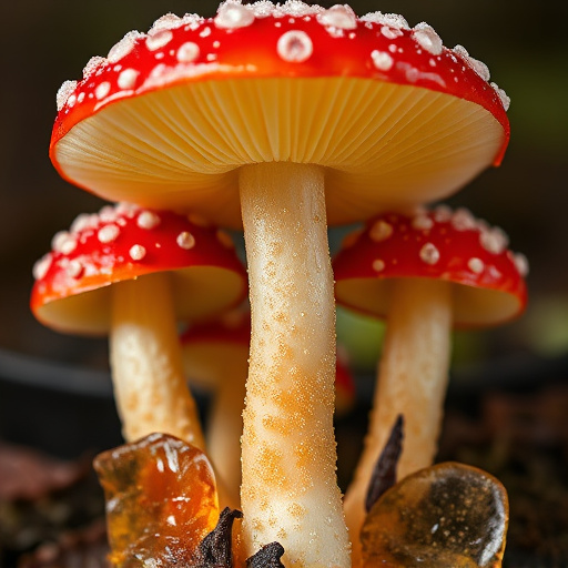 Amanita Magic Mushroom Gummies Close-Up