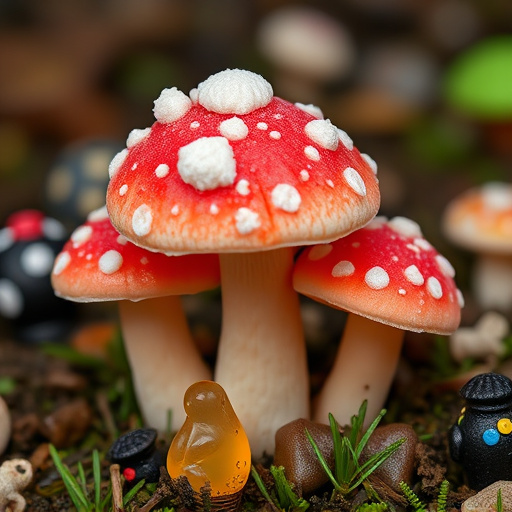 Amanita Magic Mushroom Gummies Close-Up