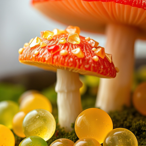 Amanita Magic Mushroom Gummies Close-Up