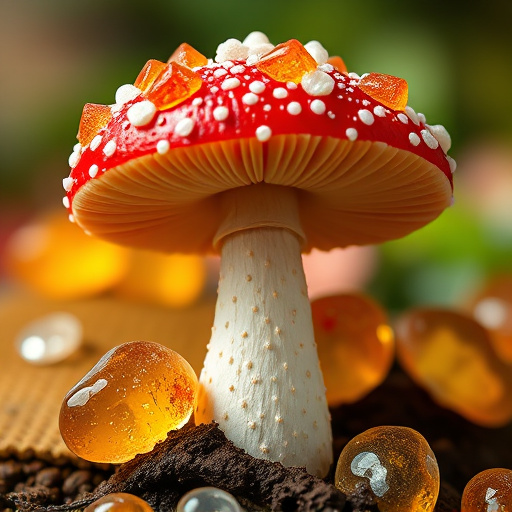 Amanita Magic Mushroom Gummies Close-Up