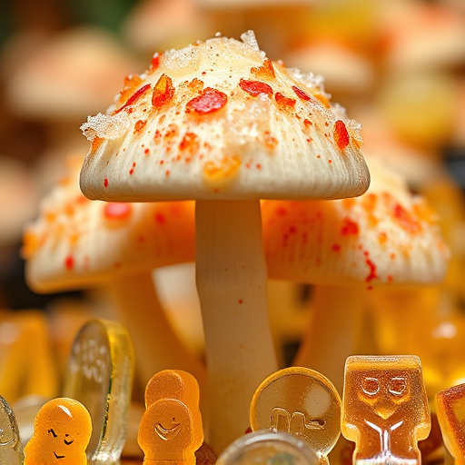 Amanita Magic Mushroom Gummies Close-Up