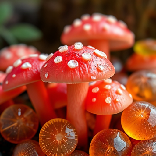 Amanita Magic Mushroom Gummies Close-Up