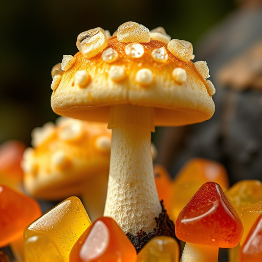 Amanita Magic Mushroom Gummies Close-Up