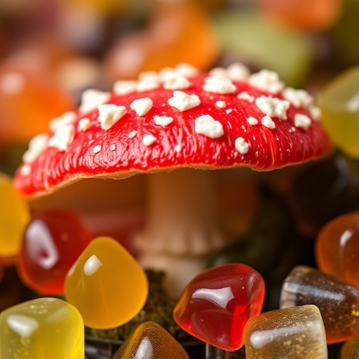 Amanita Magic Mushroom Gummies Close-Up