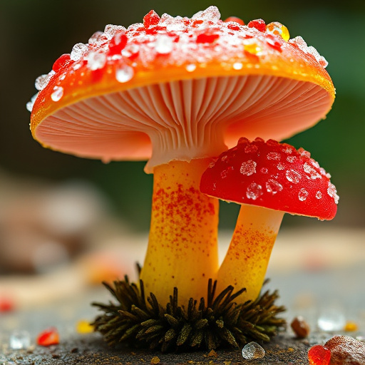 Amanita Magic Mushroom Gummies Close-Up