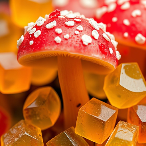 Amanita Magic Mushroom Gummies Close-Up