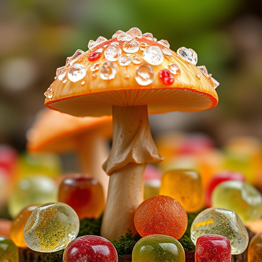 Amanita Magic Mushroom Gummies Close-Up