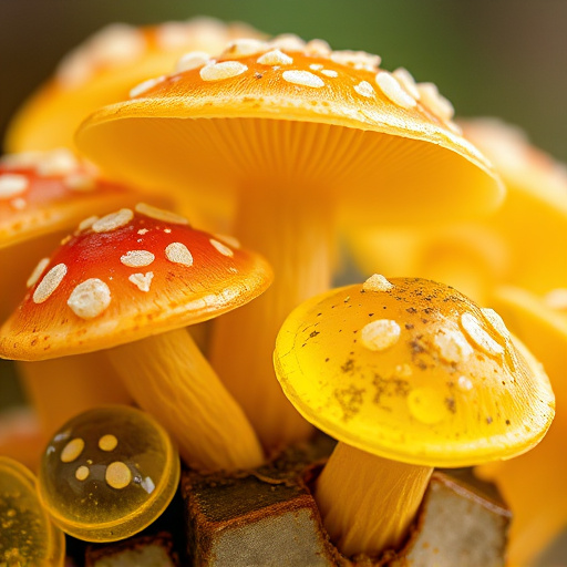 Amanita Magic Mushroom Gummies Close-Up