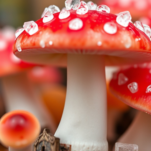 Amanita Magic Mushroom Gummies Close-Up