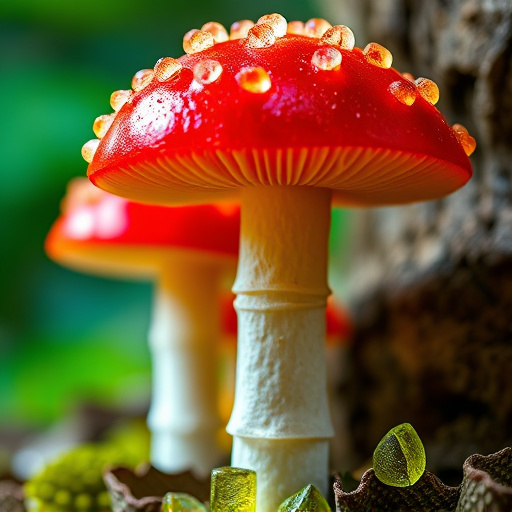 Amanita Magic Mushroom Gummies Close-Up