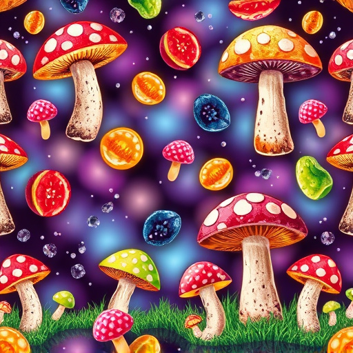 Artistic Magic Mushroom Gummies Patterns