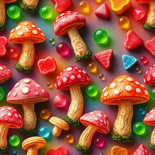 Artistic Magic Mushroom Gummies Patterns