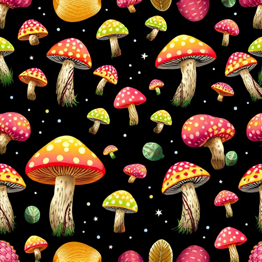 Artistic Magic Mushroom Gummies Patterns