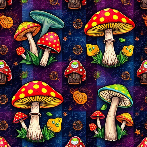 Artistic Magic Mushroom Gummies Patterns