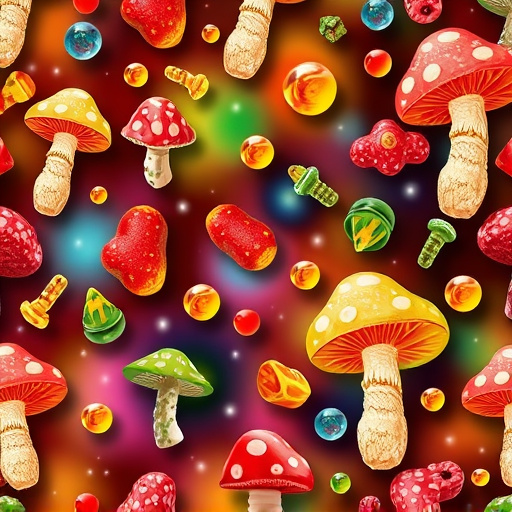 Artistic Magic Mushroom Gummies Patterns