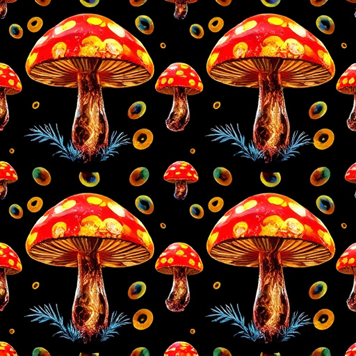 Artistic Magic Mushroom Gummies Patterns