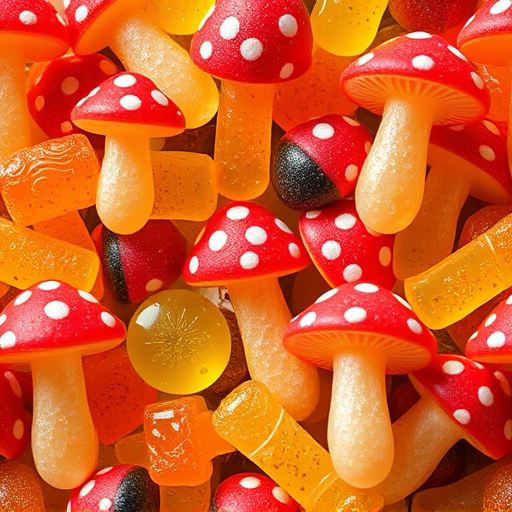 Artistic Magic Mushroom Gummies Patterns