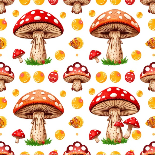 Artistic Magic Mushroom Gummies Patterns