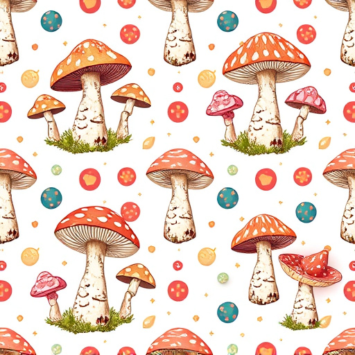 Artistic Magic Mushroom Gummies Patterns