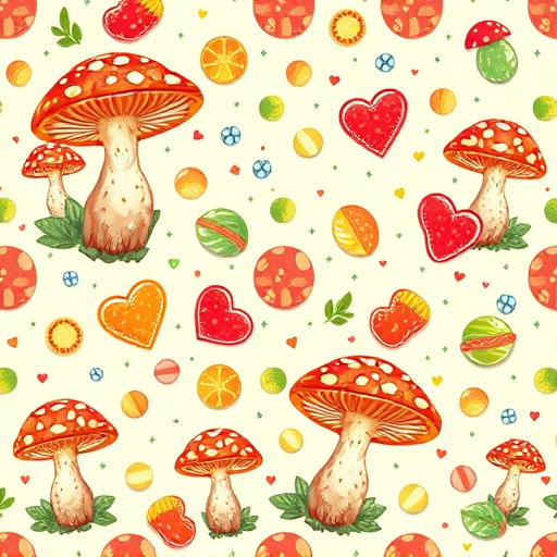 Artistic Magic Mushroom Gummies Patterns