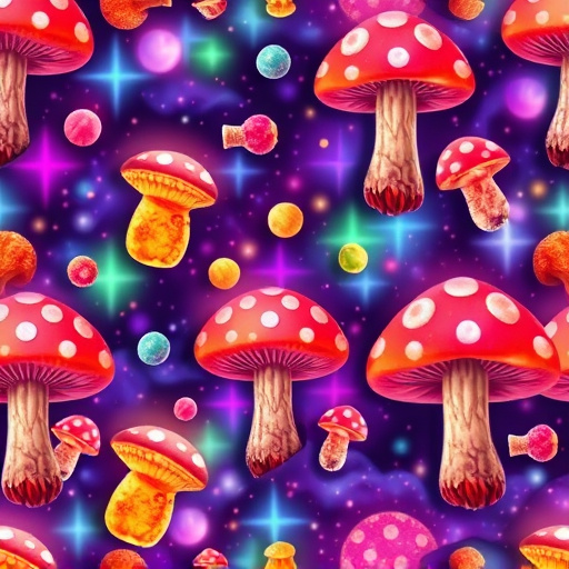 Artistic Magic Mushroom Gummies Patterns