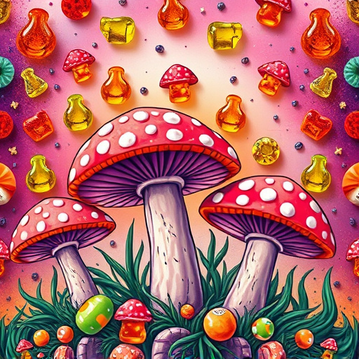 Artistic Magic Mushroom Gummies Patterns