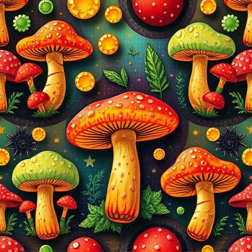 Artistic Magic Mushroom Gummies Patterns