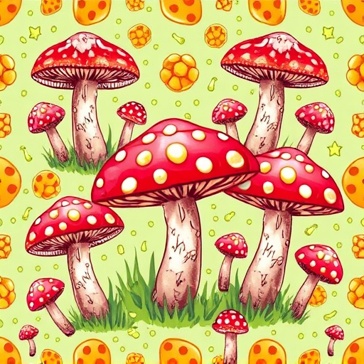 Artistic Magic Mushroom Gummies Patterns