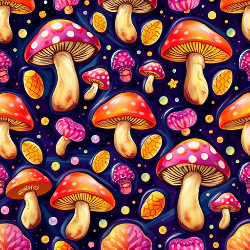 Artistic Magic Mushroom Gummies Patterns