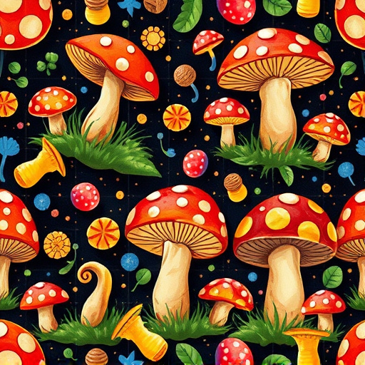 Artistic Magic Mushroom Gummies Patterns