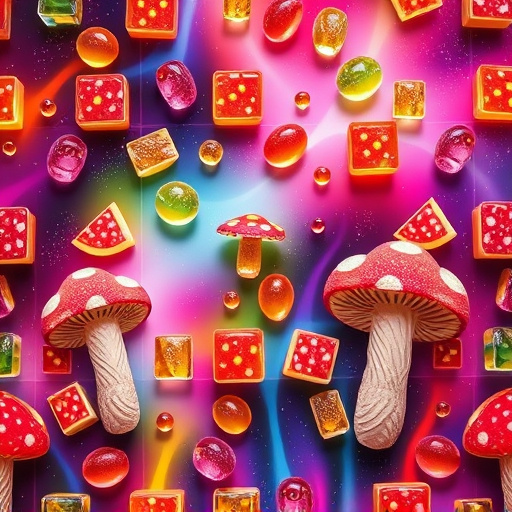 Artistic Magic Mushroom Gummies Patterns