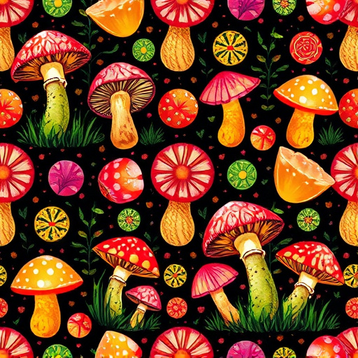 Artistic Magic Mushroom Gummies Patterns