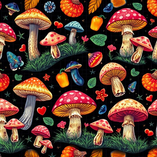 Artistic Magic Mushroom Gummies Patterns