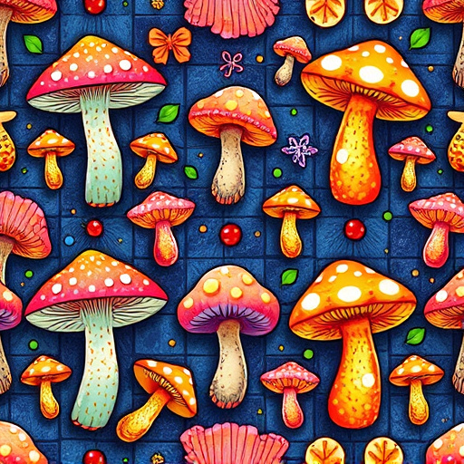 Artistic Magic Mushroom Gummies Patterns