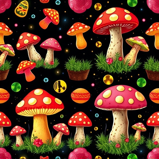 Artistic Magic Mushroom Gummies Patterns