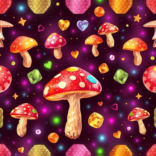 Artistic Magic Mushroom Gummies Patterns