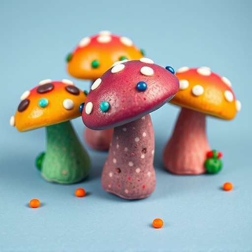 Colorful Magic Mushroom Chocolates