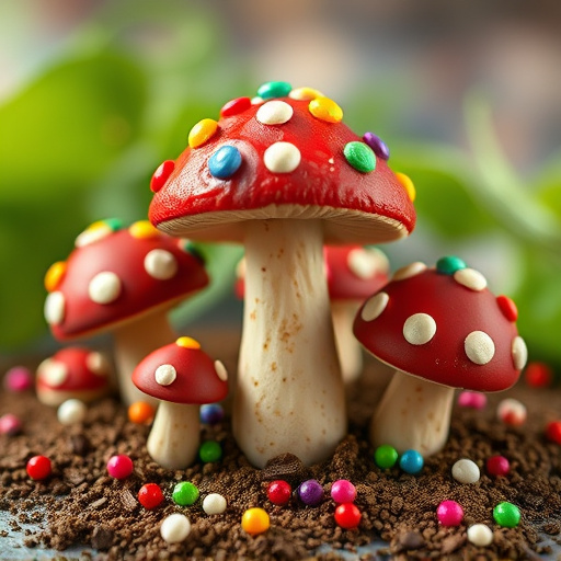 Colorful Magic Mushroom Chocolates