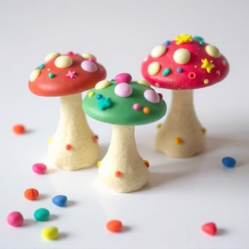 Colorful Magic Mushroom Chocolates