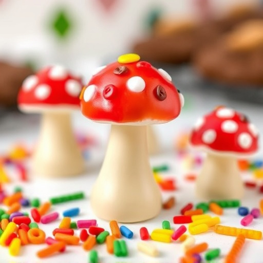 Colorful Magic Mushroom Chocolates