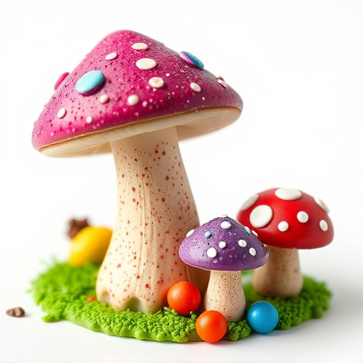 Colorful Magic Mushroom Chocolates