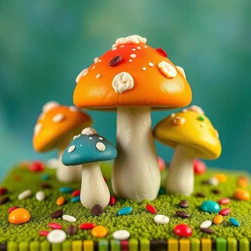 Colorful Magic Mushroom Chocolates