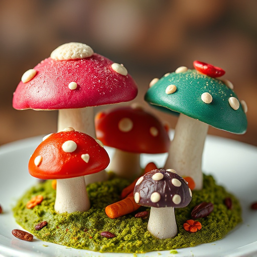 Colorful Magic Mushroom Chocolates