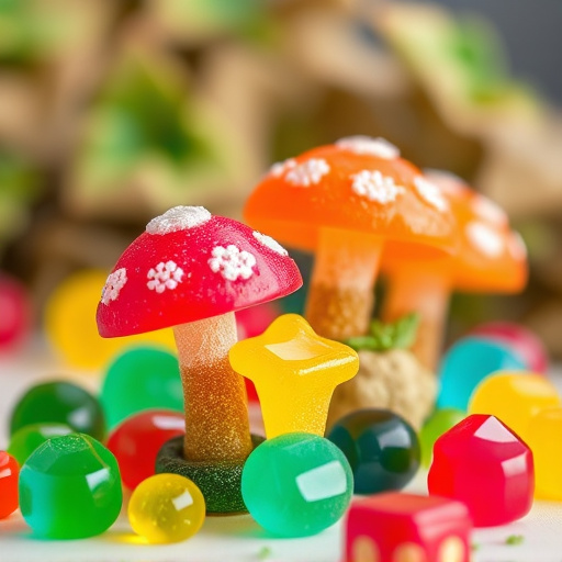 Colorful Magic Mushroom Gummies