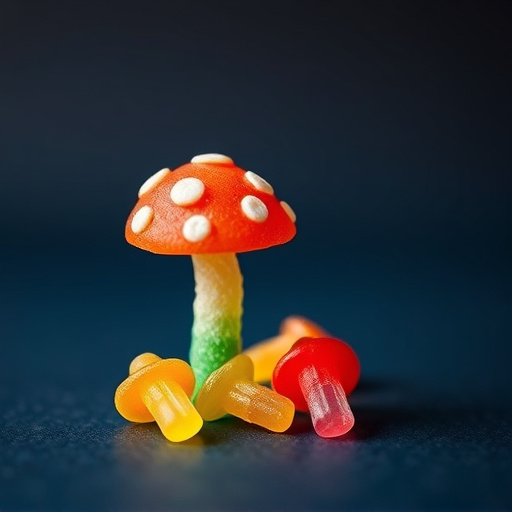 Colorful Magic Mushroom Gummies