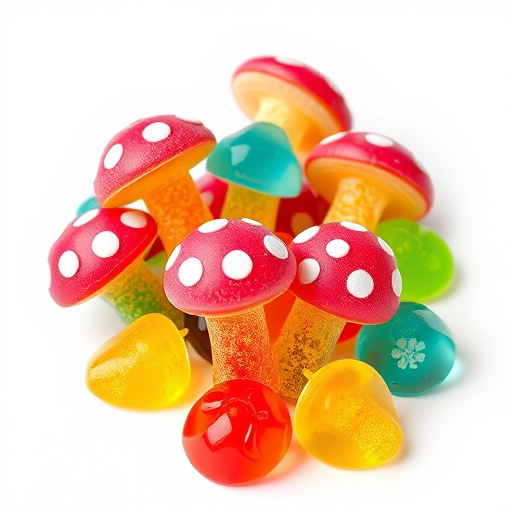 Colorful Magic Mushroom Gummies