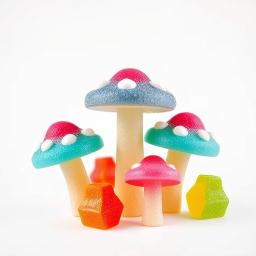 Colorful Magic Mushroom Gummies